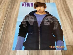 NLT JJ Kevin teen magazine poster clipping squatting Teen Machine boy band pix