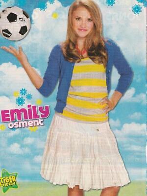 Emily Osment teen magazine pinup clipping Tiger Beat teen idols soccer ball