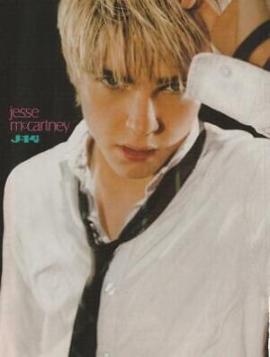 Jesse Mccartney magazine pinup clipping teen idols Bop Twist J-14 hand on face