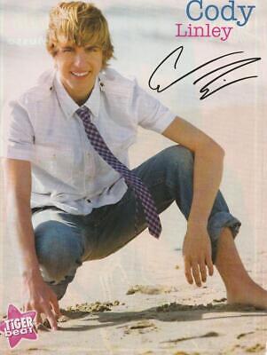 Cody Linley Mitchel Musso magazine pinup clipping teen idols Bop Twist barefoot