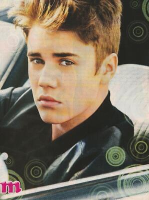 Justin Bieber magazine pinup clipping teen idols Bop J-14 pop star pix car