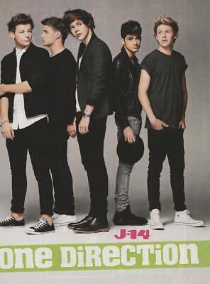 One Direction teen magazine pinup clipping teen idols J-14 M Quizfest Bop