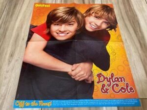 Cole Sprouse Dylan Sprouse Selena Gomez teen magazine poster clipping Quizfest