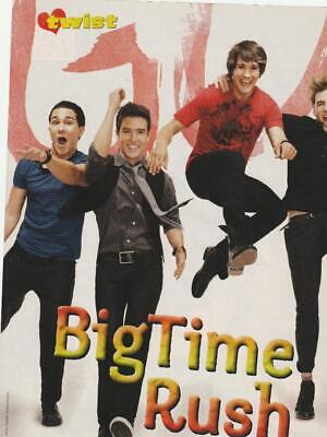 Big Time Rush teen magazine pinup clippings jumping Twist teen idols pix