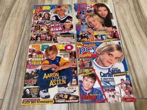 Aaron Carter teen magazine pinup clippings Bravo magazine Covers Only
