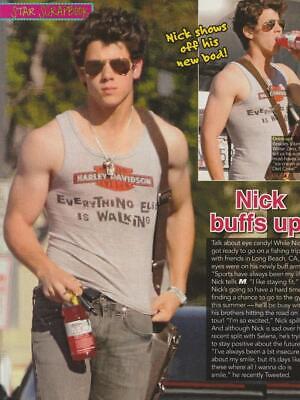 Jonas Brothers Nick Jonas teen magazine pinup clippings J-14 pix 8x10 buff