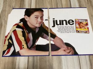 Joseph Gordon Levitt teen magazine clipping TV Hits June