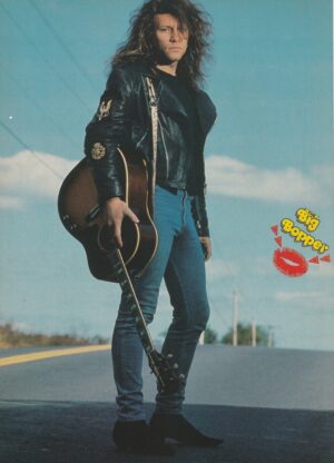 Jon Bon Jovi teen magazine pinup tight jeans Big Bopper