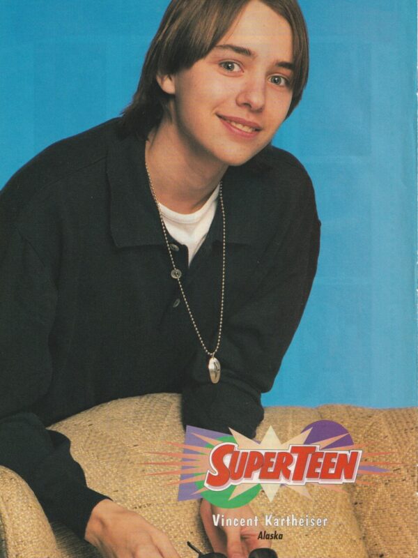 Vincent Kartheiser teen magazine pinup Superteen sun glasses teen idols