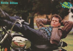 Kevin Dillon Kiefer Sutherland teen magazine pinup motorcycle Big Bopper hot