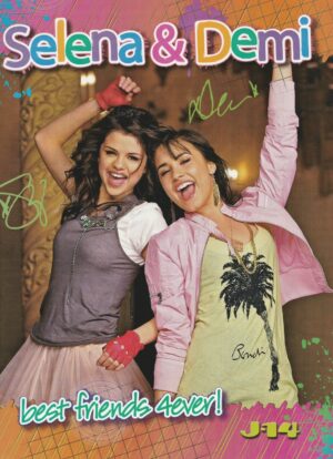 Selena Gomez Demi Lovato teen magazine pinup party time J-14