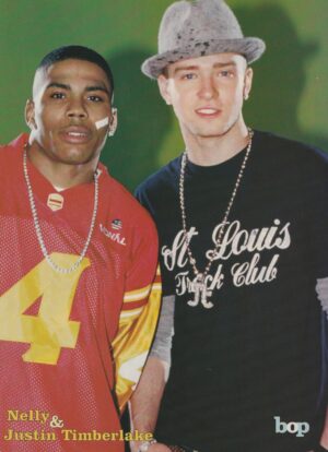 Justin Timberlake Nelly Nsync B2K teen magazine pinup Bop