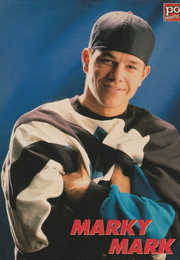 Marky Mark Wahlberg teen magazine pinup Pop Rocky black hat 90's