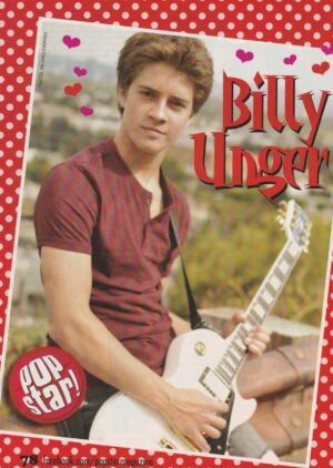 Billy Unger Ross Lynch IM5 teen magazine pinup guitar Pop Star