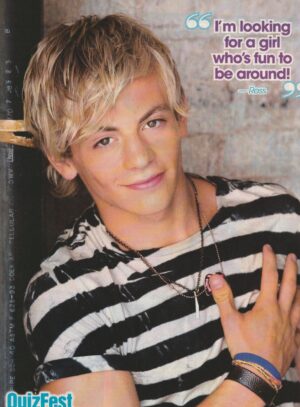 Ross Lynch teen magazine pinup hand on heart Quizfest Austin and Alle