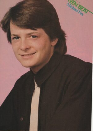 Lance Cuest Michael J. Fox teen magazine pinup beautiful smile Teen Beat