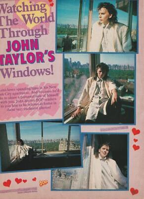Duran Duran teen magazine magazine pinup clipping John Taylor Bop windows