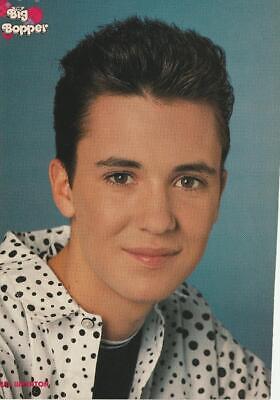 Wil Wheaton teen magazine magazine pinup clipping Danny Wood Big Bopper close up