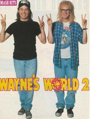 Wayne's World 2 Mike Myers Dana Carvey teen magazine magazine pinup clipping