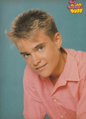 Chad Allen Kirk Cameron teen magazine magazine pinup clipping Bop pink shirt