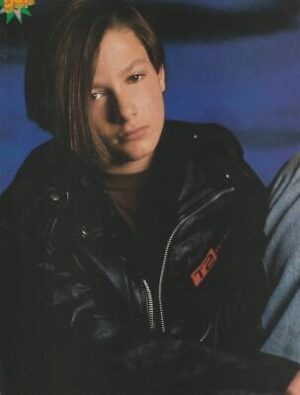 Edward Furlong teen magazine magazine pinup clipping leather jacket Bop 90's