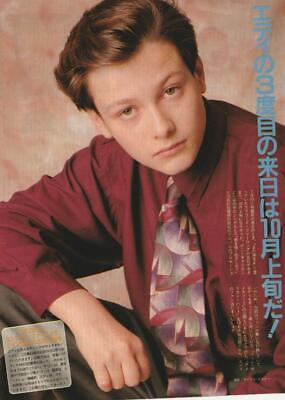 Edward Furlong teen magazine magazine pinup clipping red tie Japan pix Bop