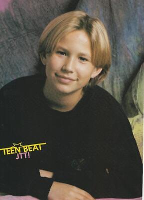 Jonathan Taylor Thomas teen magazine magazine pinup clipping bangs Teen Beat JTT