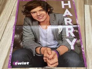 Harry Styles Zayn Malik teen magazine magazine poster clipping One Direction eye