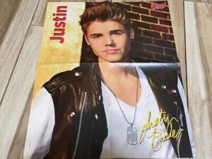 Niall Horan Justin Bieber teen magazine magazine poster clipping One Direction