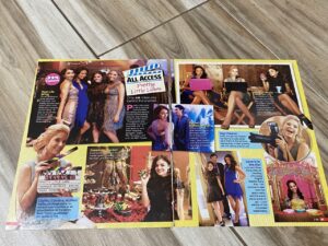 Pretty Little Liars teen magazine clipping All Acess J-14 behind the scenes