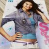 Taylor Lautner Selena Gomez teen magazine poster laying down M sexy pose - Image 2