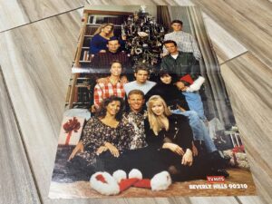 Beverly Hills 90210 poster Christmas time TV Hits