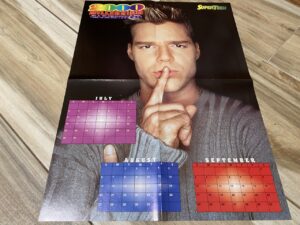 Justin Timmberlake Ricky Martin teen magazine poster Superteen calendar