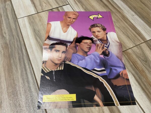 No Authority Boyzone teen magazine poster Blast boyband Ricky Rebel