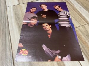 Backstreet Boys 98 Degrees teen magazine poster Teen Machine hotties boyband