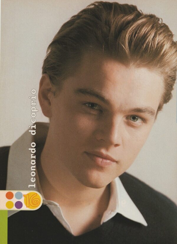 Leonardo Dicaprio teen magazine pinup close up 16 mag thinking of you pix