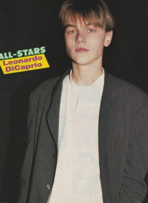 Leonardo Dicaprio teen magazine pinup All-Stars What's Eating Gilbert Grape