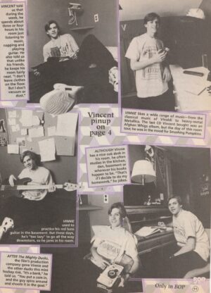 Vincent Larusso Thomas Guiry teen magazine clipping Tell All