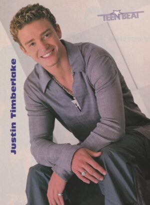 Justin Timberlake Nsync Westlife teen magazine pinup black shirts Teen Beat