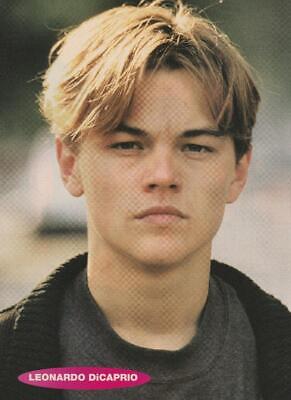 Leonardo Dicaprio teen magazine pinup clipping Titanic serious Teen Machine 90's