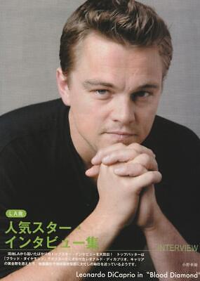 Leonardo Dicaprio teen magazine pinup clipping Blood Diamond Japan Bop hot