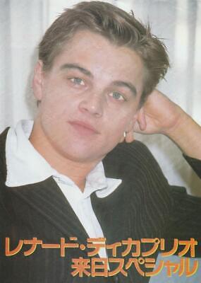 Leonardo Dicaprio teen magazine pinup clipping suit Japan Bop young Tiger Beat