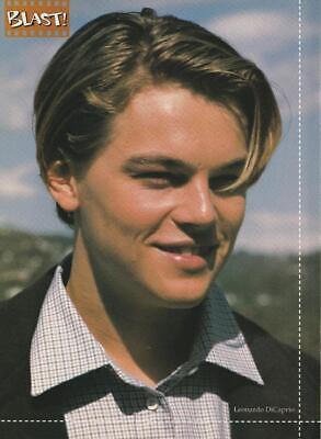 Leonardo Dicaprio B Witchted teen magazine pinup clipping Blast close up Titanic