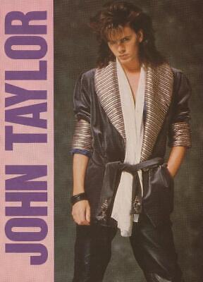 Duran Duran John Taylor Alec Baldwin teen magazine pinup clipping teen idols Bop