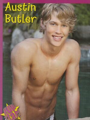 Austin Butler Lucas Till teen magazine pinup clipping Pop Star shirtless pool