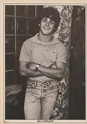 Billy Warlock Paul King teen magazine pinup clipping bulge tight jeans Teen Beat