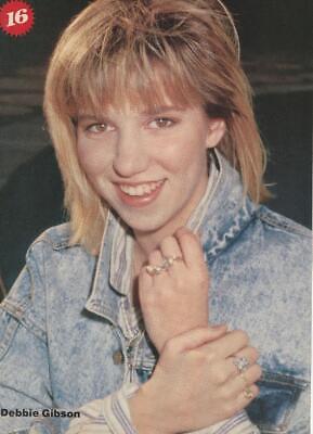 Debbie Gibson Trey Ames teen magazine pinup clipping 16 Teen Beat ring pix Bop