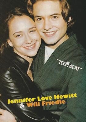 Jennifer Love Hewitt Will Friedle teen magazine pinup clipping Teen Beat Bop 16