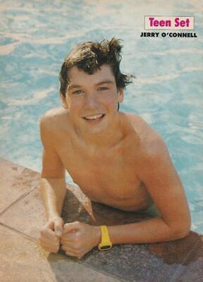 Jerry O'connell Trey Ames teen magazine pinup clipping pool side shirtless
