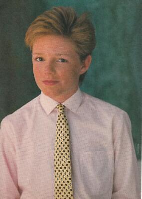 Mackenzie Astin teen magazine pinup clipping 80's teen idol yellow tie Teen Beat